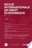 Revue internationale de droit économique