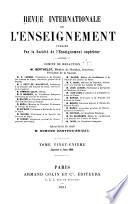 Revue internationale de l'enseignement