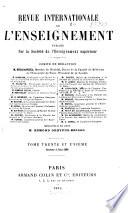 Revue internationale de l'enseignement