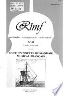 Revue internationale de musique française