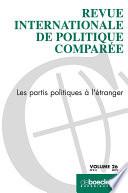Revue internationale de politique comparée