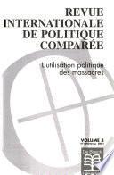 Revue internationale de politique comparée