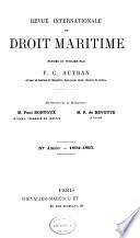 Revue internationale du droit maritime
