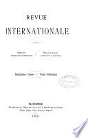 Revue internationale, sous la direction de A. de Gubernatis