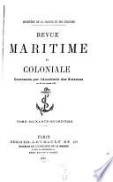 Revue maritime et coloniale