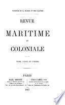 Revue maritime et coloniale