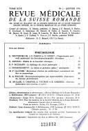 Revue médicale de la Suisse romande