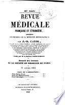 Revue médicale française et étrangère