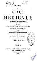 Revue médicale française et étrangère