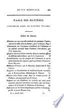 Revue médicale française et étrangère