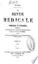 Revue médicale française et étrangère