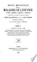 Revue mensuelle des maladies de l'enfance