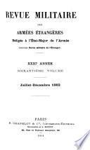 Revue militarie de l'étranger