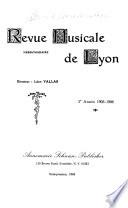 Revue musicale de Lyon