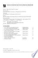 Revue musicale de Suisse romande