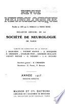 Revue neurologique