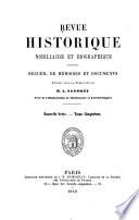 Revue nobiliaire historique et biographique
