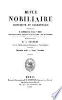 Revue nobiliaire historique et biographique