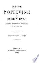 Revue poitevine et des confins de la Touraine et de l'Anjou