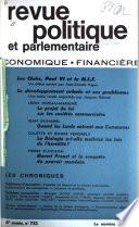 Revue politique et parlementaire