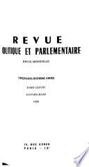 Revue politique et parlementaire