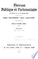 Revue politique et parlementaire
