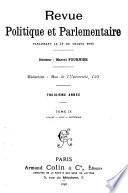 Revue politique et parlementaire