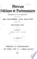 Revue politique et parlementaire