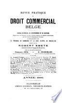 Revue pratique de droit commercial belge