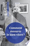 Revue Projet : Comment mesurer le bien vivre ?