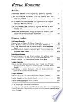 Revue romane