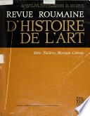 Revue roumaine d'histoire de l'art