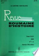Revue roumaine d'histoire