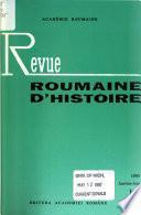 Revue roumaine d'histoire
