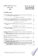 Revue roumaine d'histoire