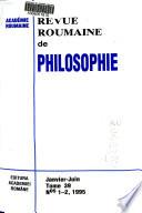 Revue roumaine de philosophie
