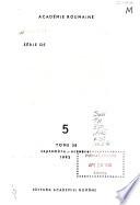 Revue Roumaine Des Sciences Techniques