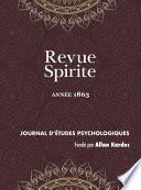 Revue Spirite (Année 1863)