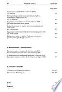 Revue suisse de droit international et de droit européen