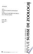 Revue Suisse de zoologie