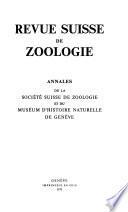 Revue suisse de zoologie