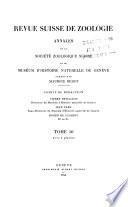 Revue suisse de zoologie