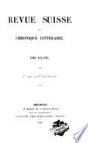 Revue Suisse et chronique littéraire