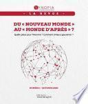 Revue Synopia - numéro 1 Du nouveau monde au monde d'après ?