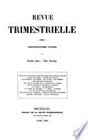 Revue trimestrielle