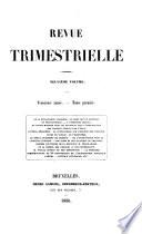 Revue trimestrielle