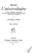 Revue universitaire