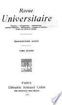 Revue Universitaire