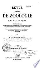 Revue zoologique de la Société cuvierienne