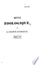 Revue zoologique de la Société cuvierienne